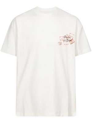Flaneur Homme Flaneur De L’europe short-sleeve T-shirt - White