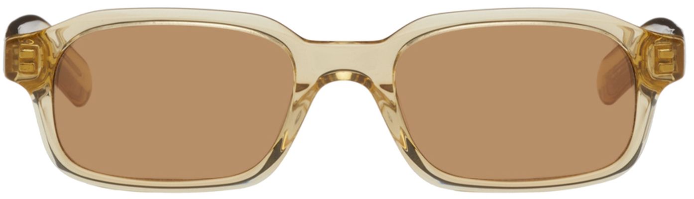 FLATLIST EYEWEAR SSENSE Exclusive Beige Hanky Sunglasses