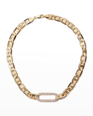 Flawless Mega Malibu Link Pendant Necklace
