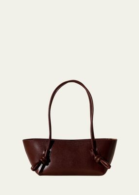 Fleca Knot Leather Shoulder Bag