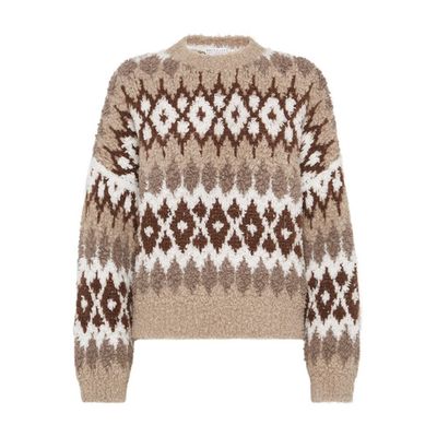 Fleecy cashmere sweater