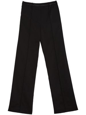 Fleur Du Mal Crystal cut-out tailored trousers - Black