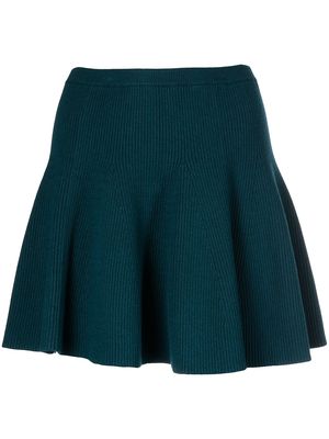 Fleur Du Mal high-waisted mini skirt - Green