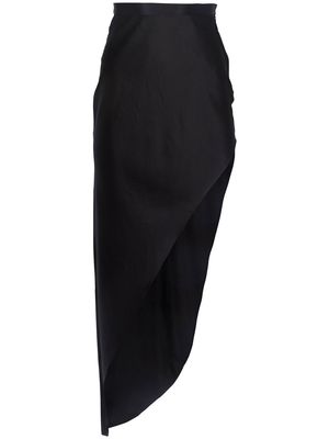 Fleur Du Mal thigh-high slit skirt - Black