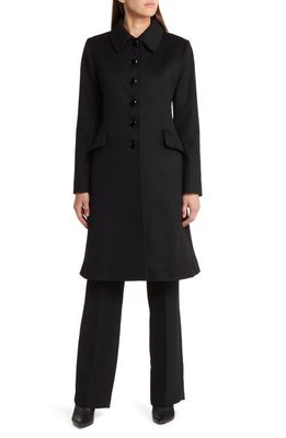 Fleurette Nell Wool Coat in Black