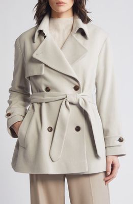 Fleurette Sonny Wool Trench Coat in Fawn 