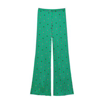 Floaty patterned trousers