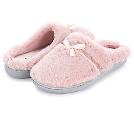 Floopi Women's Lacey Faux Fur Clog Slippers