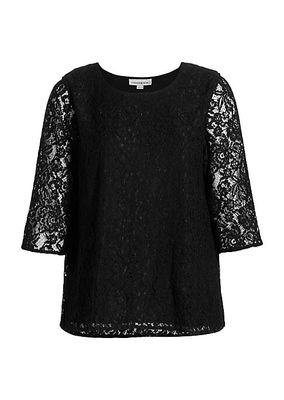 Flora Lace Relaxed-Fit Tunic