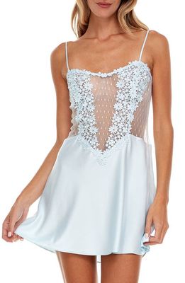 Flora Nikrooz Showstopper Chemise in Ice Blue 