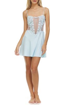 Flora Nikrooz Showstopper Chemise in Light Blue