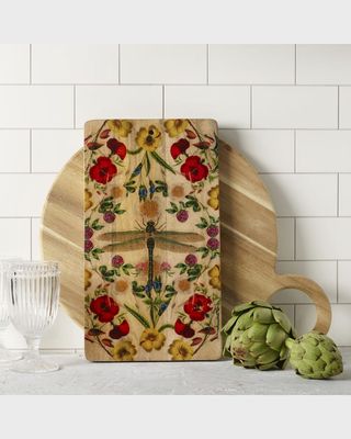 Floral Bee Serving Board