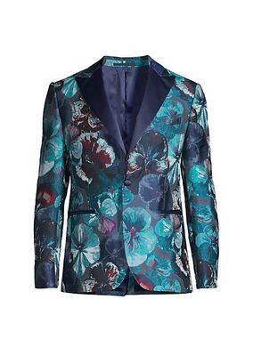 Floral Brocade Evening Jacket