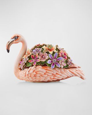 Floral Flamingo Box