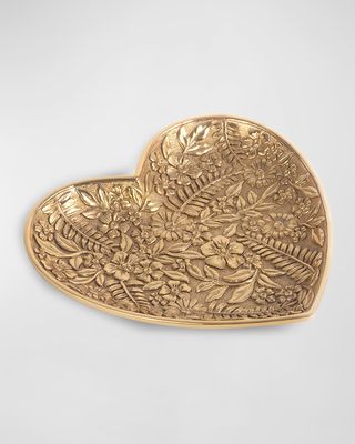 Floral Heart Composition Trinket Tray