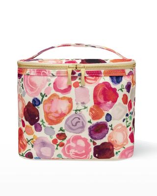 floral lunch tote