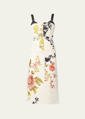 Floral Pencil Midi Dress