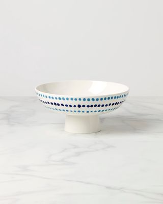 floral way footed bowl