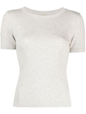 FLORE FLORE round-neck cotton T-shirt - Grey