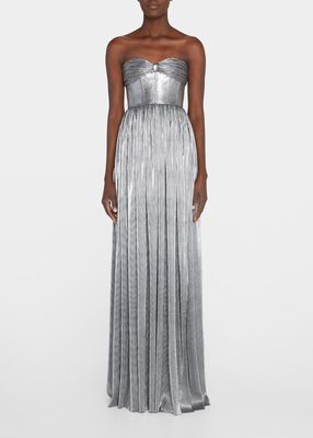 Florence Strapless Shimmer Gown