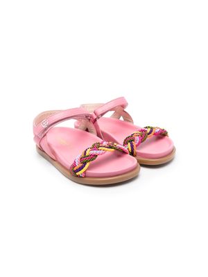 Florens braided-strap open-toe sandals - Pink
