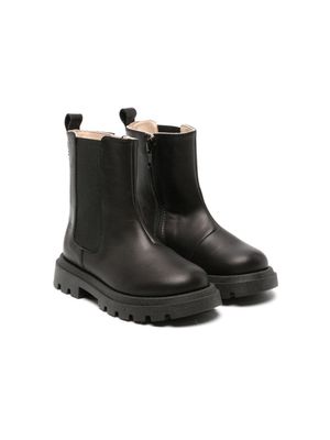 Florens round-toe leather Chelsea boots - Black