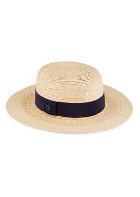 Florentine Straw Canotier Hat