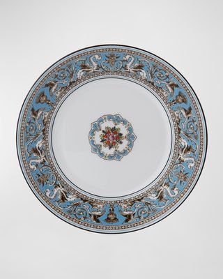 Florentine Turquoise Salad Plate 8"