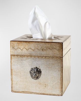 Florentino Leone Wooden Tissue Box Cover