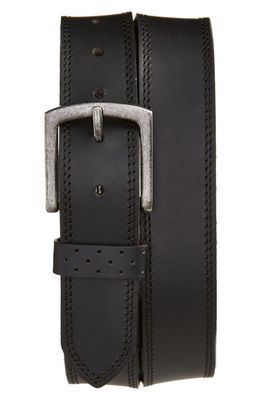 Florsheim Jarvis Leather Belt in Black