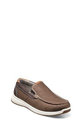 Florsheim Kids' Crossover Loafer in Mushroom 