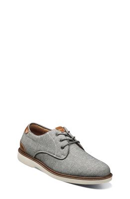 Florsheim Kids' Highland Plain Toe Oxford in Gray 