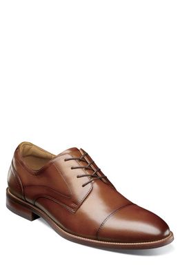 Florsheim Marando Cap Toe Derby in Cognac 