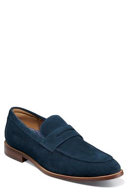 Florsheim Rucci Apron Toe Penny Loafer in Navy