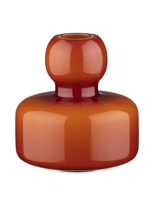 Flower Glass Vase - Caramel - Caramel