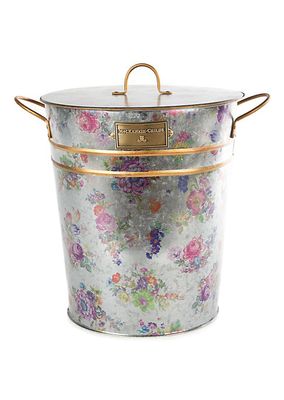 Flower Market Galvanized Container & Scoop