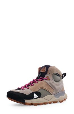 Flower MOUNTAIN Back Country Waterproof High Top Sneaker in Grey-Taupe