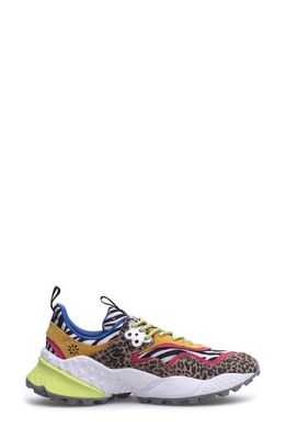 Flower MOUNTAIN Kotetsu Sneaker in Leopard Print Pastel