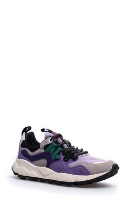 Flower MOUNTAIN Yamano 3 Sneaker in Grey-Lilac-Violet