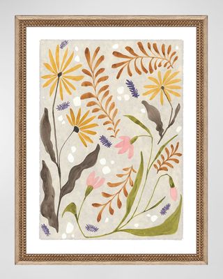 Flowers of May III Framed Giclee by Bella Lane