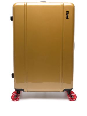 Floyd logo-print cabin suitcase - Gold