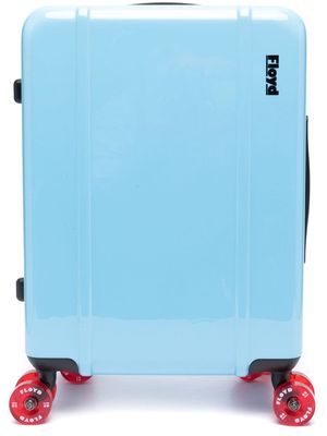 Floyd logo-print high-shine cabin suitcase - Blue