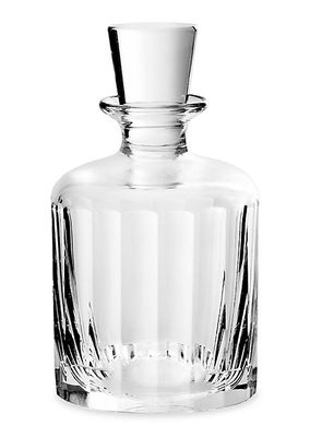 Fluted Small Glass Decanter