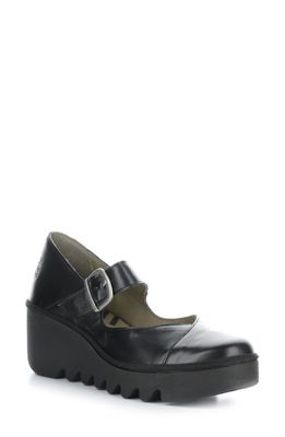 Fly London Baxe Mary Jane Pump in 006 Black