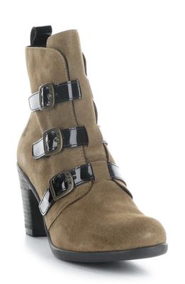 Fly London Klea Bootie in Taupe/Black