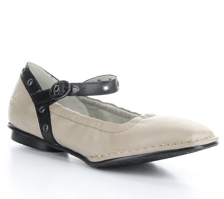 Fly London Leather Ballet Flats - Bewi