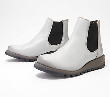 Fly London Leather Chelsea Boots - Salv