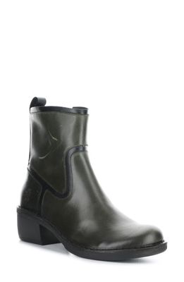 Fly London Mizi Platform Bootie in 002 Diesel/Black