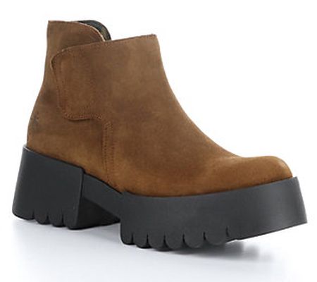 Fly London Suede Platform Boots - Endo