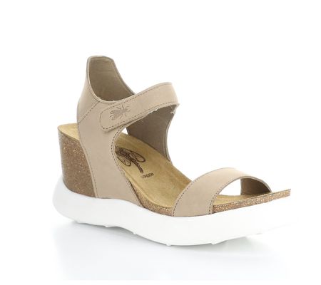 Fly London Suede Wedge Sandal - Gogo